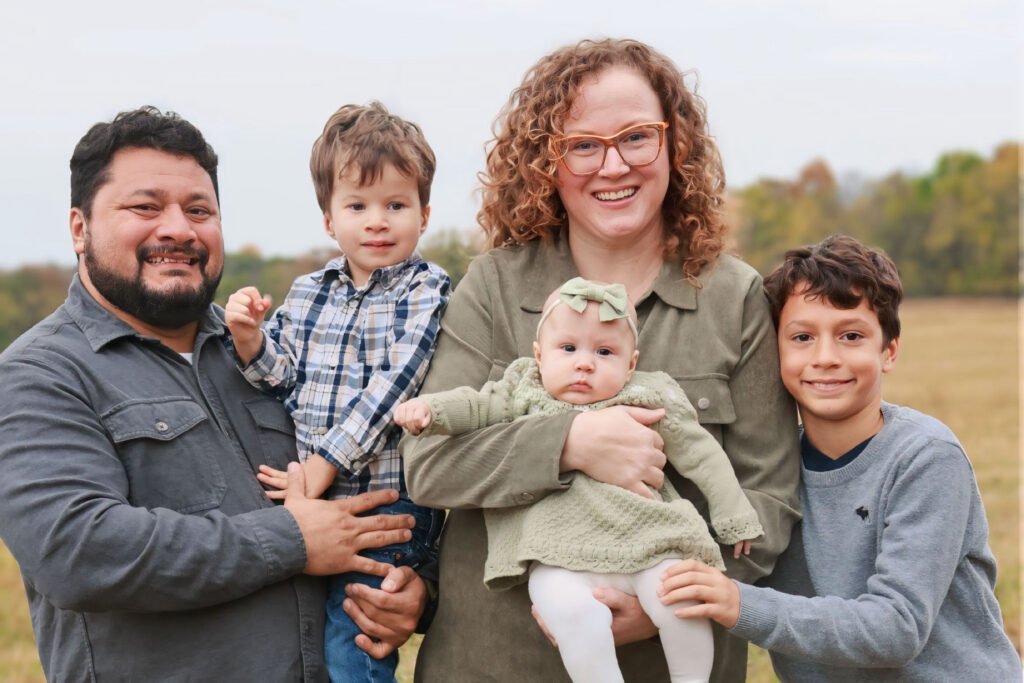 Elizabeth Ault and her family