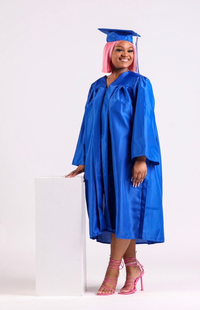 Rachel Russell's daughter at graduation 