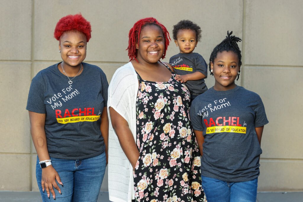 Rachel Russell and her children